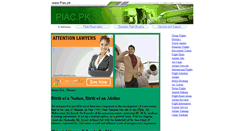Desktop Screenshot of piac.pk